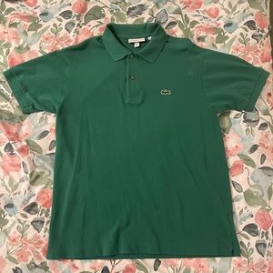 Lacoste Classic Fit Green Polo